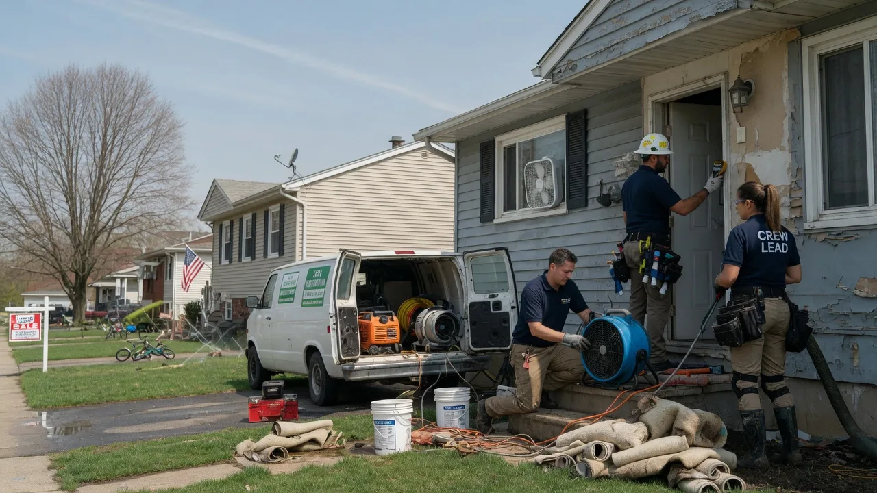 Flood Cleanup in Poneto, IN near me