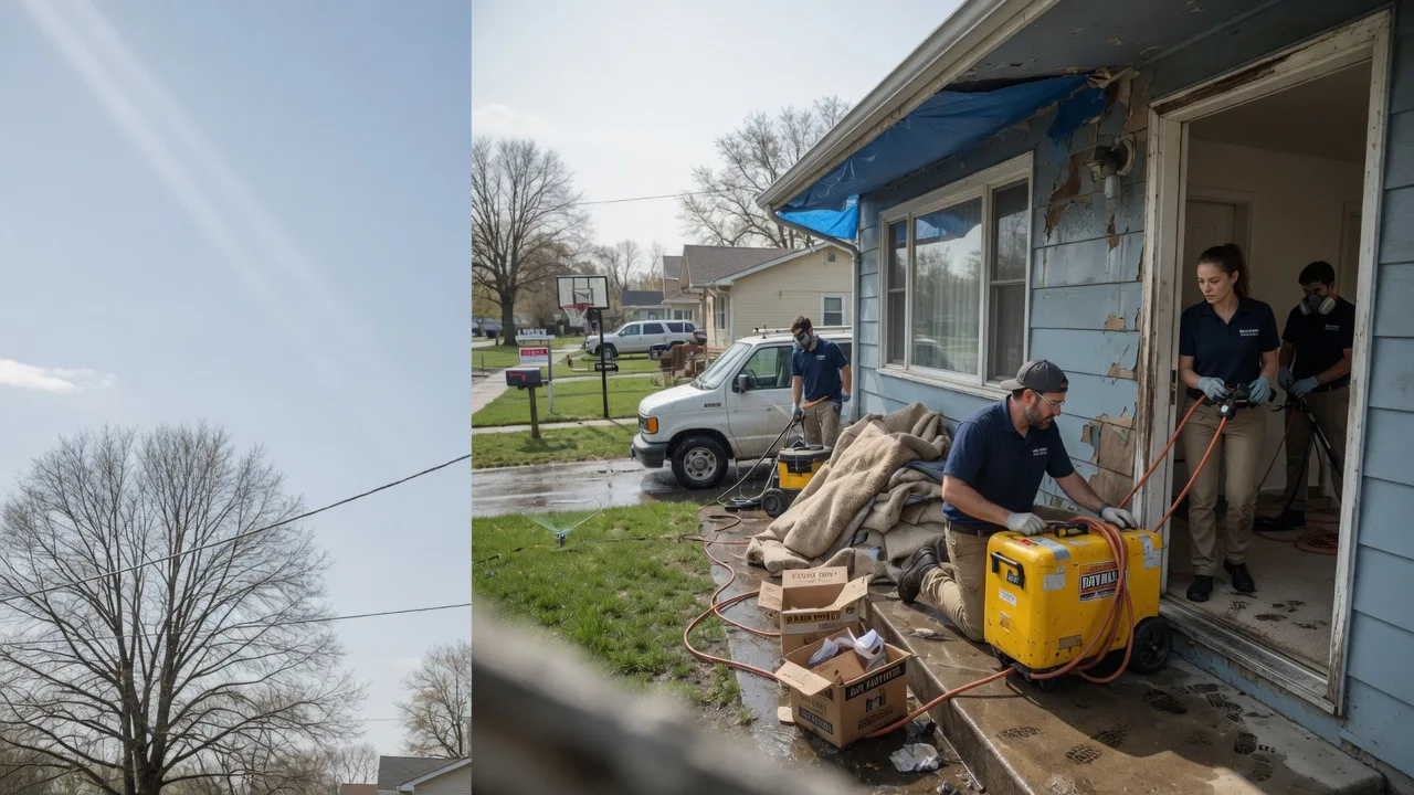 Basement Flood Cleanup in Poneto, IN near me